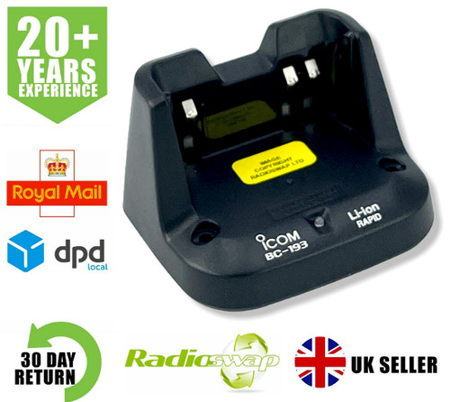 Icom 193 single charger - single,