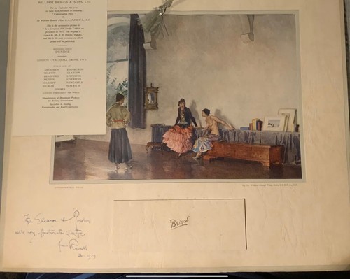 Signed william russell flint - signed,