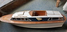 Vintage Cabin passenger/ferry cruiser Wooden Model RC Boat Radio Controlled RC 
