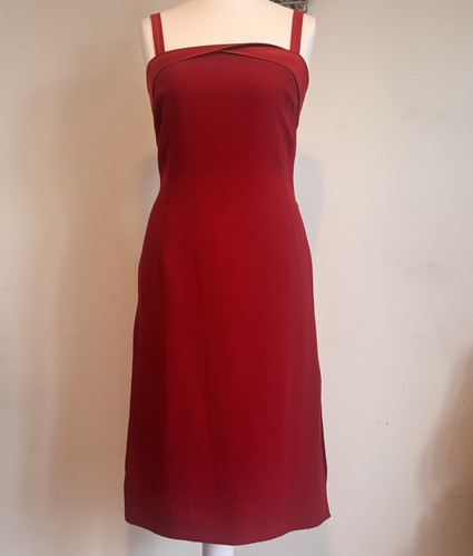 Luis civit red midi dress - civit, uk