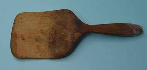 Antique wooden butter paddle - wooden,