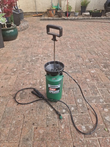 Ronseal fence sprayer shed - fence,