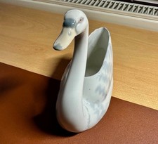 Vintage Swan Bird Planter