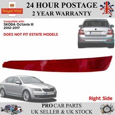 Rear Bumper Reflector Right