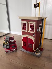 IMAGINEXT FIRE STATION AND FIRE ENGINE + 2  FIGURES
