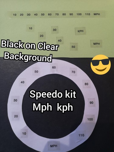 Speedometer speedo kit overlay - speedo,