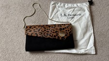 Lk Bennett Animal Print Black