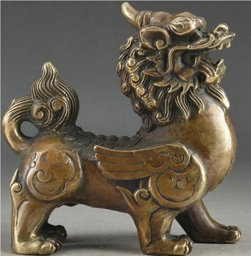 Oriental handcarved brass - oriental,