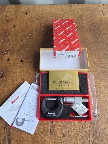 New starrett micrometer no - -,