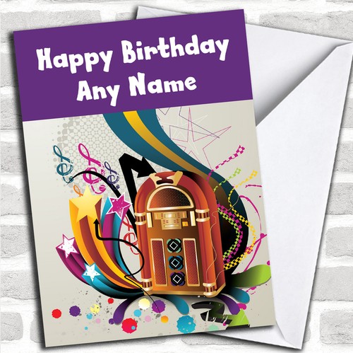 Retro music jukebox - retro, birthday