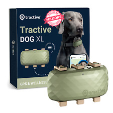 Tractive DOG XL GPS Collar | Refurbished | Green | Trusted by Ben Fogle