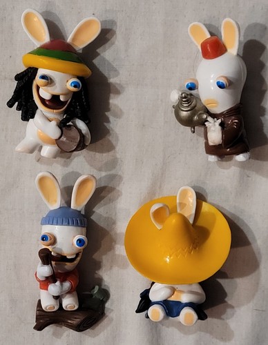 Raving rabbids figures four - x,