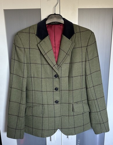 Women green tweed beau - green, le
