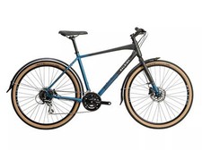 Raleigh Strada City Bike 16 Speed 27.5" Wheel 20 Inch Frame Black/Blue Mudgaurds