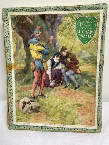 Vintage victory wooden jigsaw - vintage,