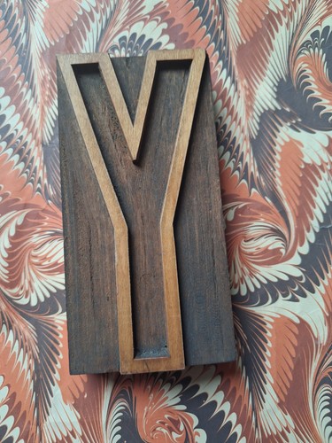 Large wooden letterpress - large,