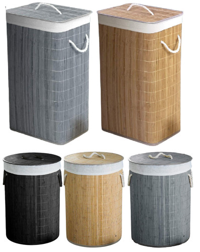 Bamboo folding laundry - folding, basket