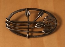 Vintage Rennie Mackintosh Style Carrick Jewellery Ltd Sterling Silver Pin Brooch