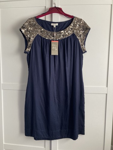 Monsoon ladies navy dress - monsoon,
