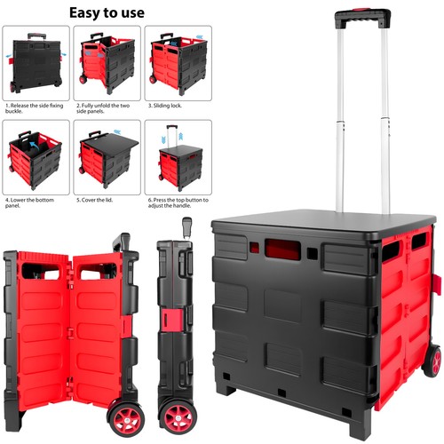 Shopping trolley folding cart - shopping,