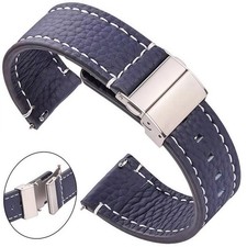 Genuine Leather Watchband Soft