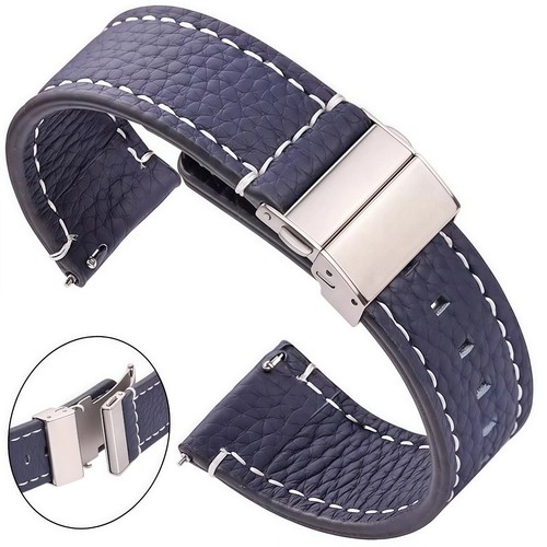 Genuine leather watchband soft - leather,
