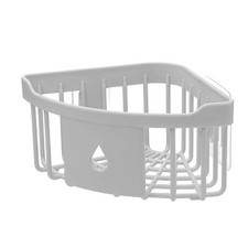  2 Pcs Punch Free Triangle Shelf Bathroom Storage Rack Wall-mounted Corner