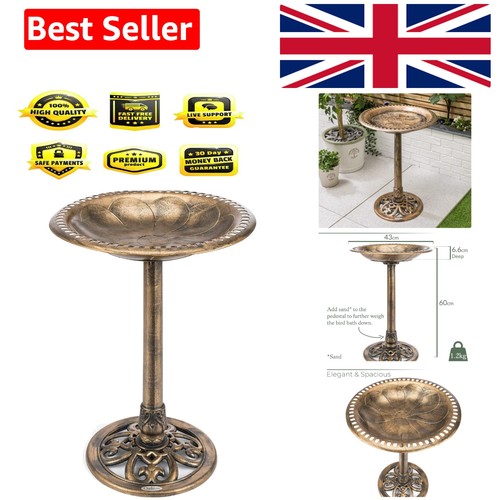 Plastic resin bird bath for - plastic,