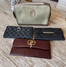 Vtg Gucci Lot Three Wallets &