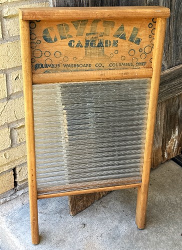 Vintage glass wash - wash, board