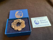 Silver Platerd brooch, by