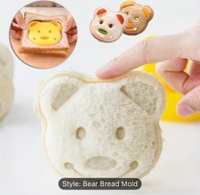 Teddy Bear Sandwich Mold Toast