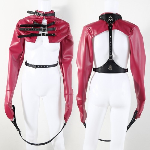 Gothic punk leather restraint - punk,