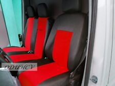 Black and Red Bus Seat Covers