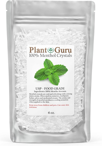 Menthol crystals mentha - menthol,
