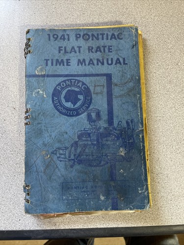 1941 pontiac flat rate manual - 1941,
