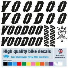 Voodoo solid bike decals