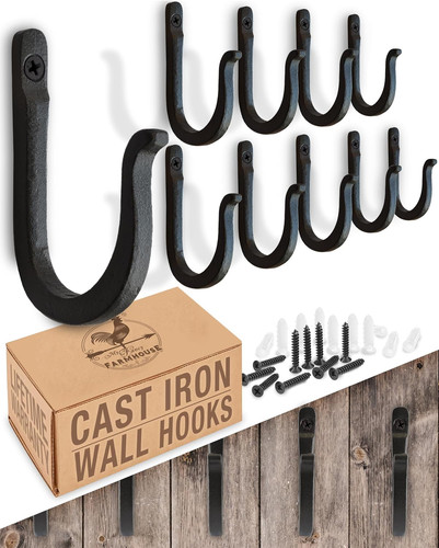 Railroad spike cast - spike, hooks