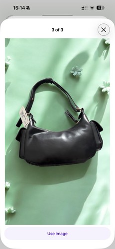 Black shoulder bag - shoulder,
