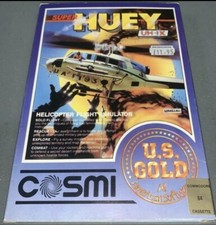 SUPER HUEY UH-1X - US GOLD / COSMI - Commodore 64 / 128 Cassette - V. RARE