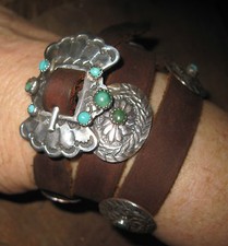 Old Stone Turquoise Concho