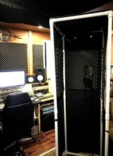 Acoustic Booth 2x2 Portable Vocal Recording Studio PodCast Sound / Light 