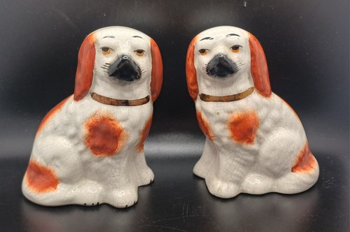 Pair antique staffordshire - antique,
