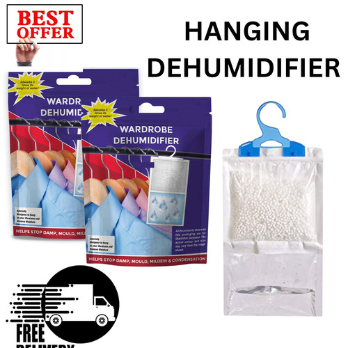 Hanging wardrobe dehumidifier - wardrobe,