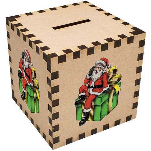 Santa christmas gift - on,