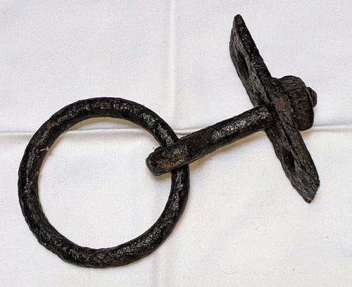 Antique hand forged iron - hand-forged,
