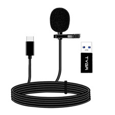 TYGA USB C Lavalier Mic with