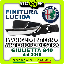 PASSENGER FRONT RIGHT GLOSSY INTERIOR HANDLE for Alfa Romeo Giulietta 940