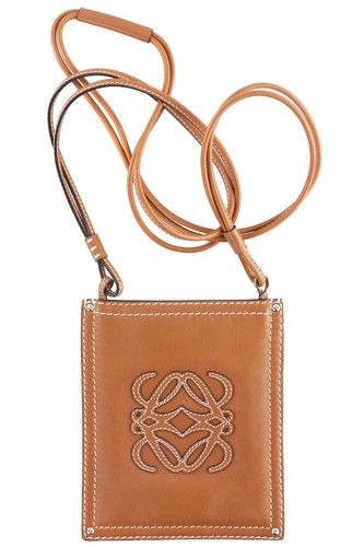 Loewe brown anagram leather - loewe,