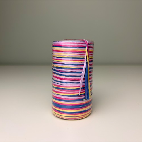 Raffia ribbon multicoloured - raffia,